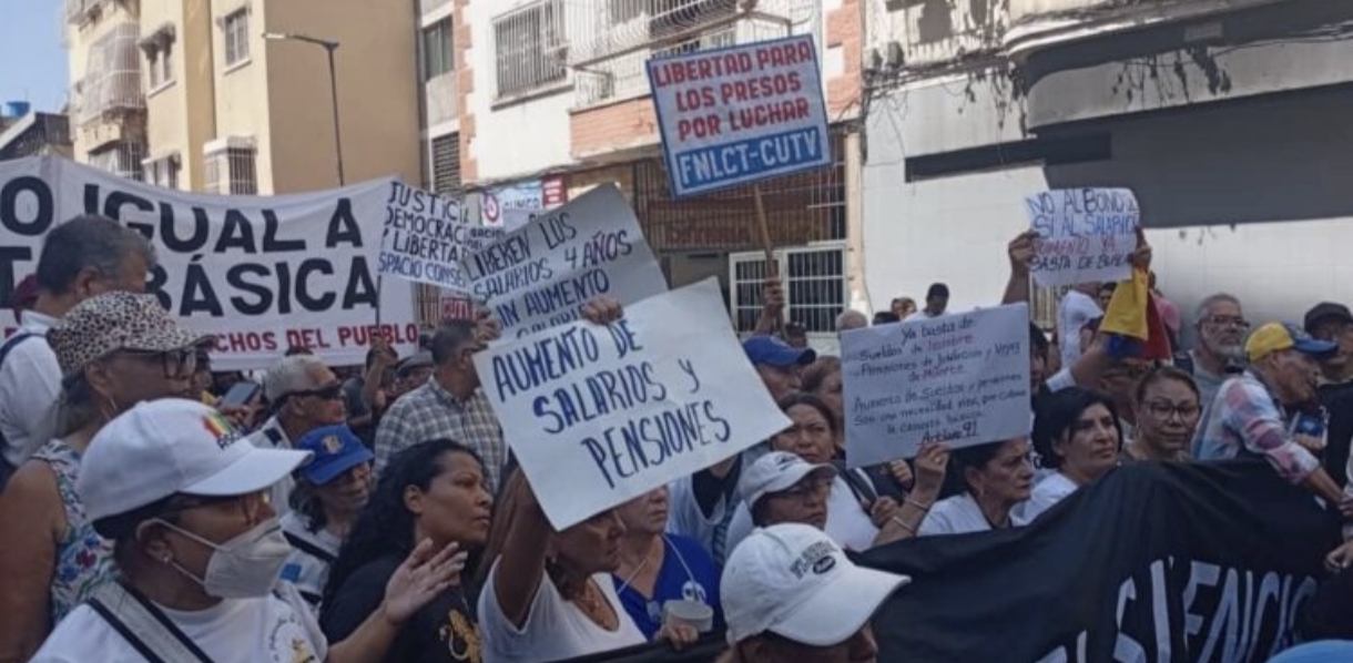 Fuerzas de seguridad impidieron protestas laborales este lunes en Venezuela