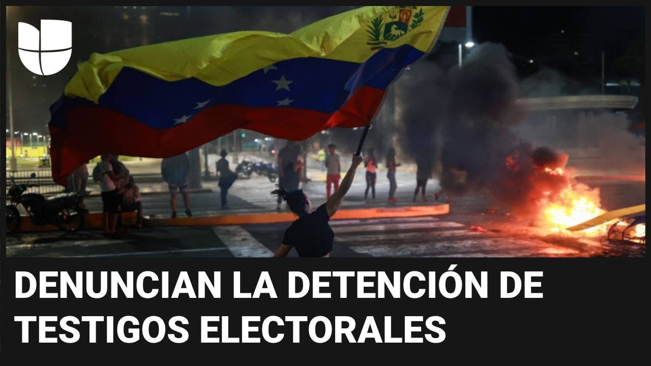 Protestas electorales en Venezuela dejan al menos 20 muertos y cientos de detenidos